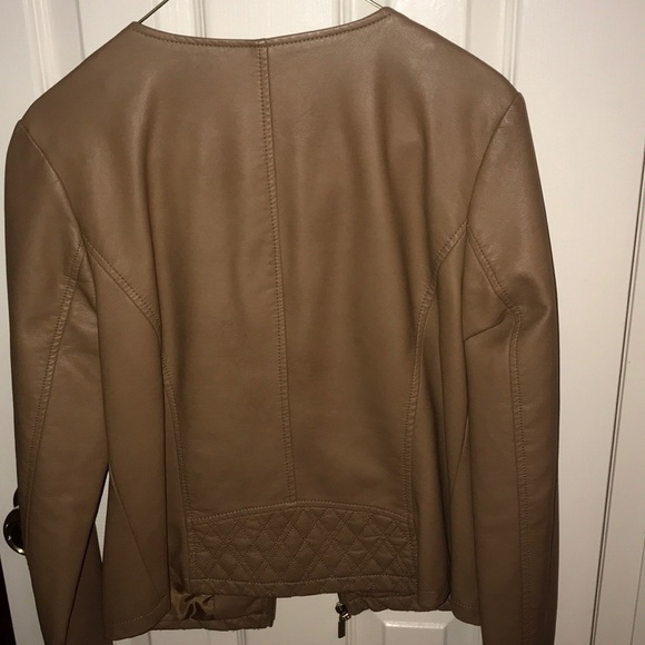 Brown Leather Jacket - Picture 3 of 3